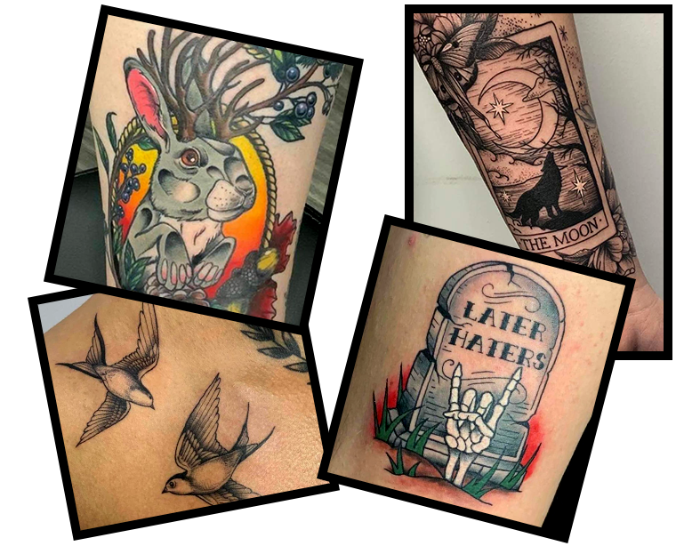 Montage tattoos